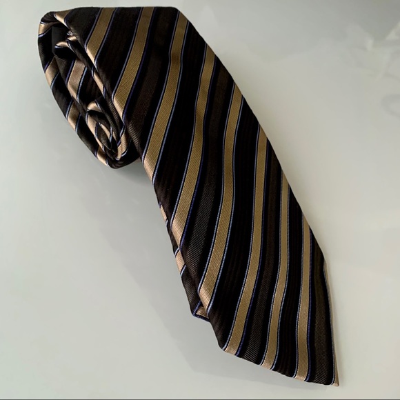Perry Ellis Striped Tie - Picture 4 of 7